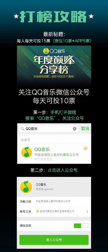 QQ音乐投票活动梳理-传播蛙