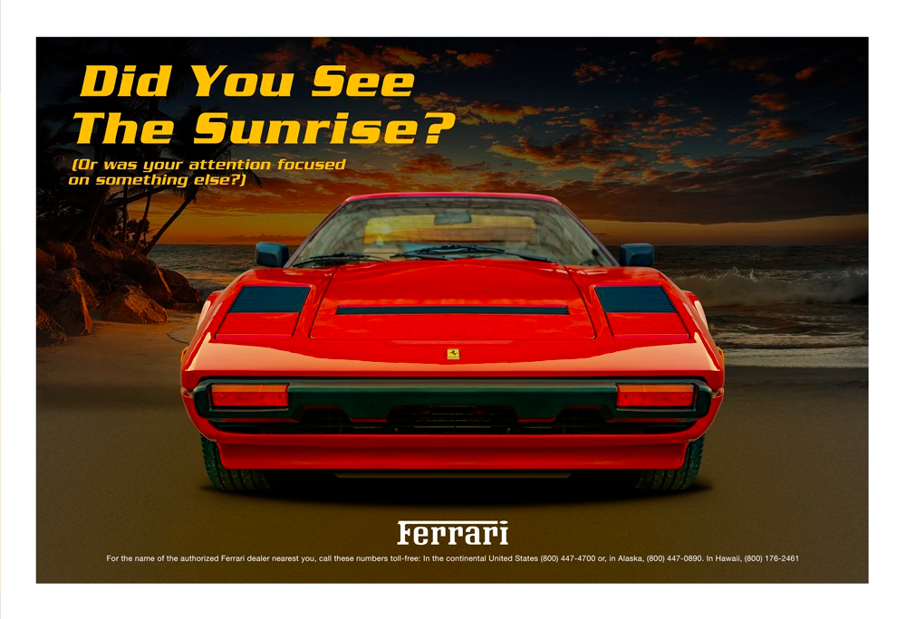 法拉利汽车品牌的神文案-传播蛙