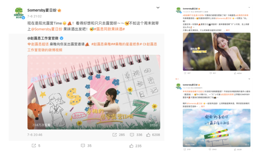 果味酒品牌SOMERSBY夏日纷代言人营销案例分析-传播蛙