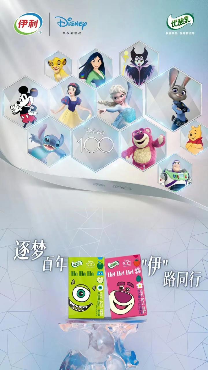 优酸乳联名迪士尼100周年限定版营销案例分析-传播蛙