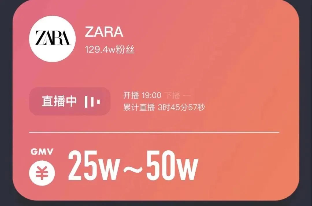 ZARA走秀式直播带货策略分析-传播蛙