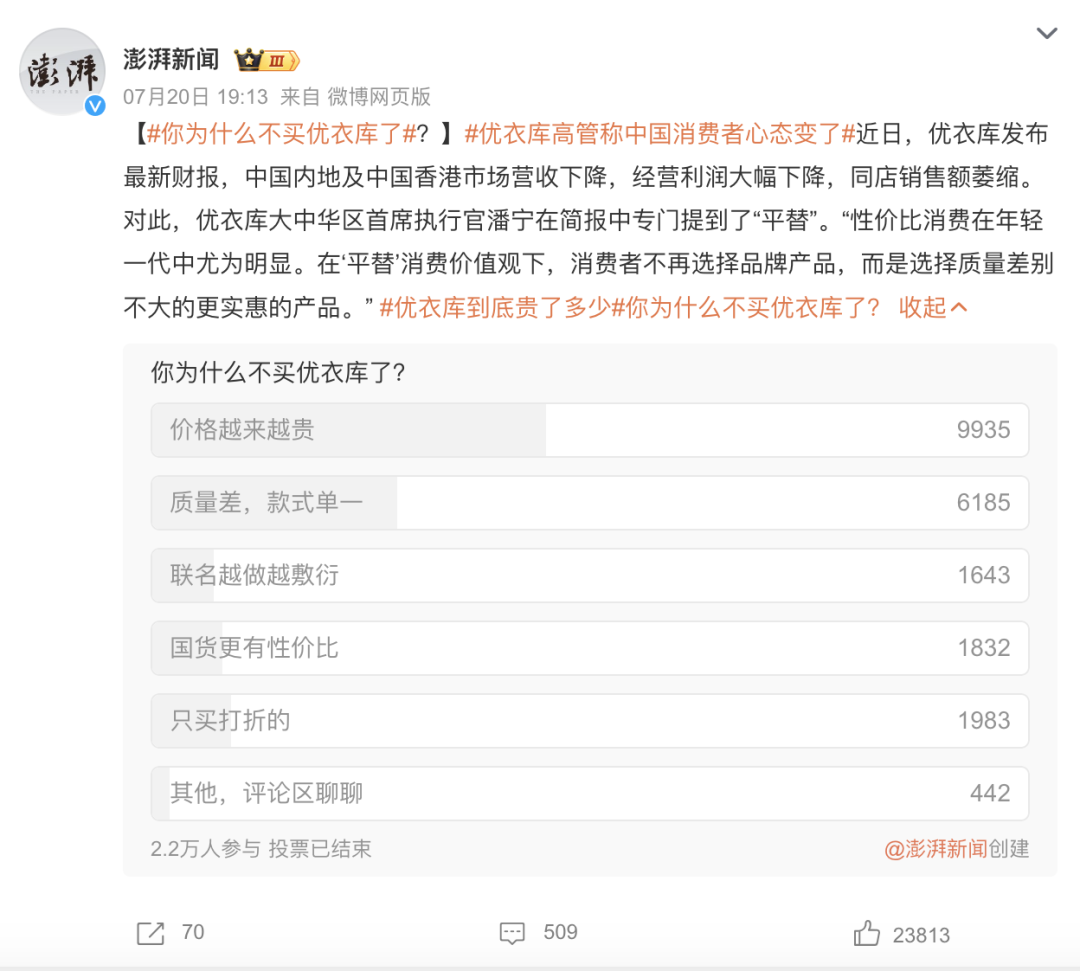 优衣库的真正护城河是“懒人税”-传播蛙