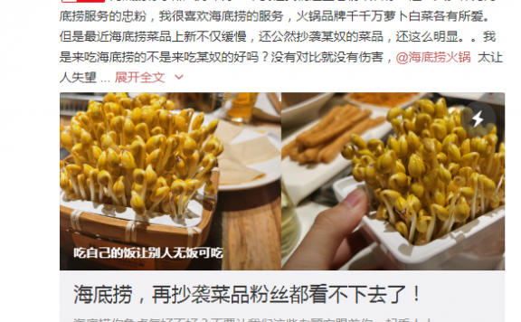 海底捞“抄袭”风波的品牌新思考