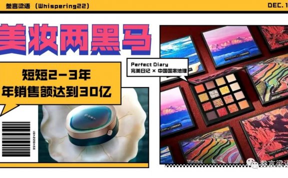 完美日记&花西子品牌高速增长的背后