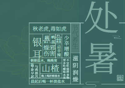 处暑创意文案鉴赏