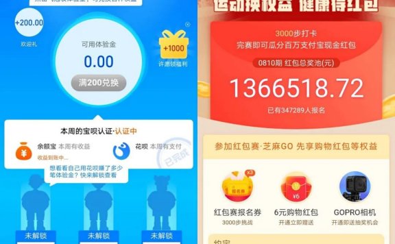 支付宝瓜分花呗金活动案例拆解