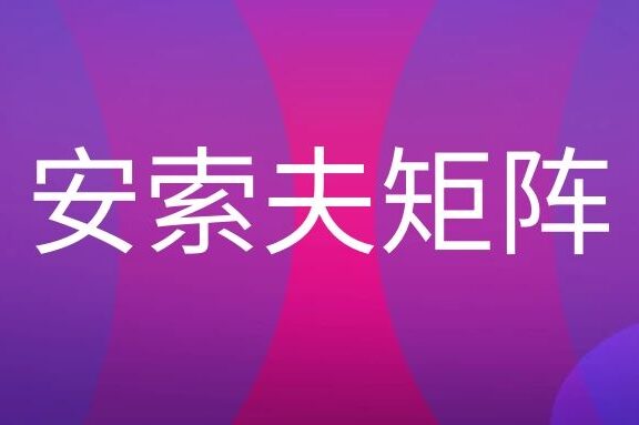 安索夫矩阵是指什么?