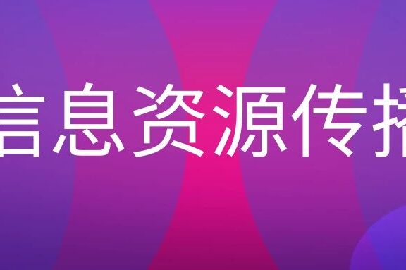 信息资源传播的主要方式