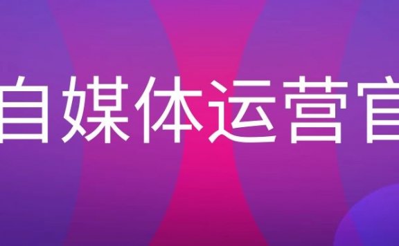 自媒体运营官主要做什么？