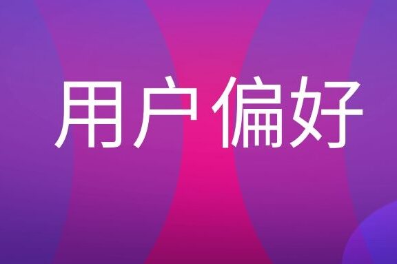 用户偏好是什么意思？