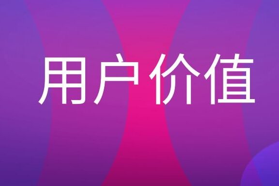 用户价值是什么意思？