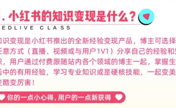 小红书知识付费功能超全解读