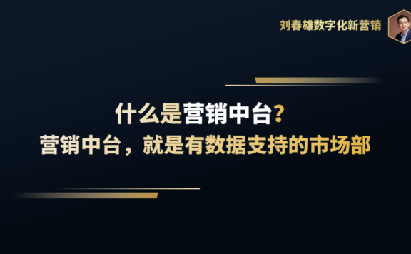 数字化运营体系设计：双中台