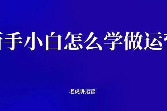 新手小白怎么学做运营