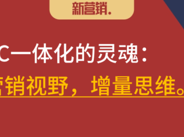 bC一体化的灵魂：营销视野、增量思维
