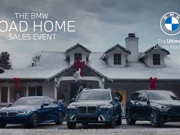 宝马圣诞节品牌创意广告短片《回家之路》