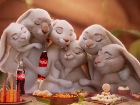 可口可乐新年品牌创意宣传片《连接家人的新年魔法》