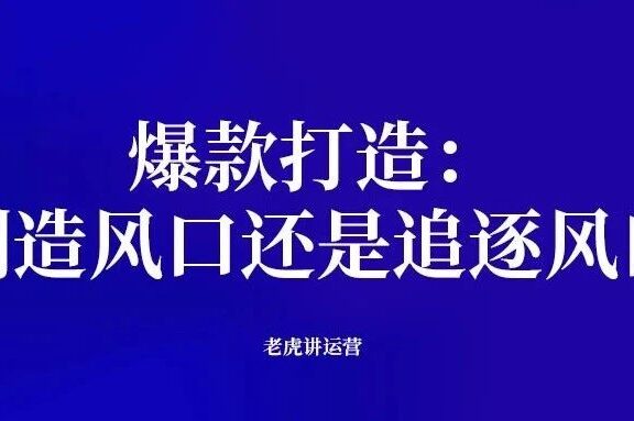 爆款产品打造：制造风口还是追逐风口