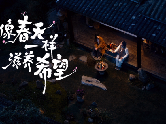 东阿阿胶的品牌创意立春广告《熬一碗好春光》