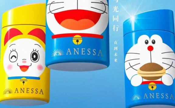 防晒品牌安热沙携手知名IP哆啦A梦联名营销案例