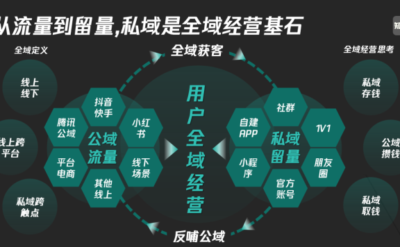 公私域流量分类特点与打法