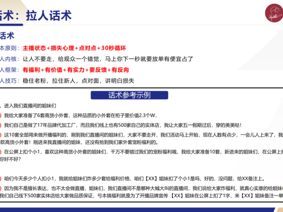 直播带货话术逻辑具体怎么设计