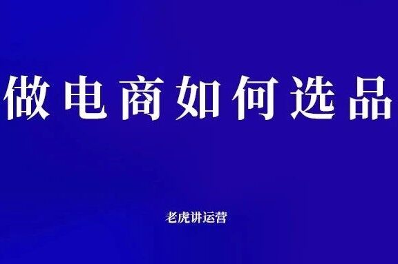 做电商如何选品