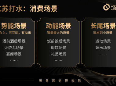 未来市场要用场景增长替代产品增长