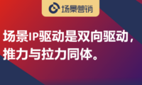 品牌渠道双驱动到场景IP双驱动