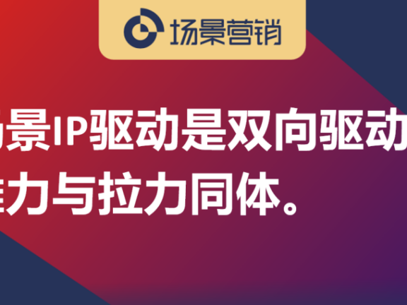 品牌渠道双驱动到场景IP双驱动