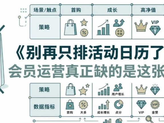 会员运营需要从“活动驱动”转向“生命周期驱动”